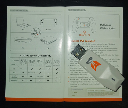 Adaptador Joystick Ps5 Dualsense Xbox Series Para Ps4 Switch