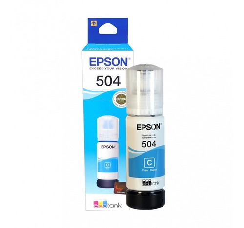 Tinta Epson 504 T504 Color Original Botella P/ L4150 L4160