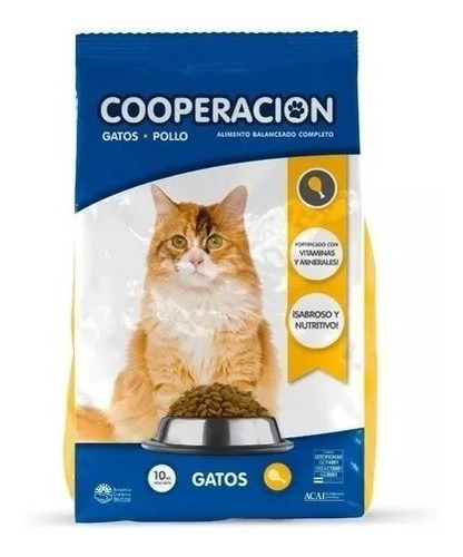 Cooperacion Gato X 10 Kilos - Pollo O Carne