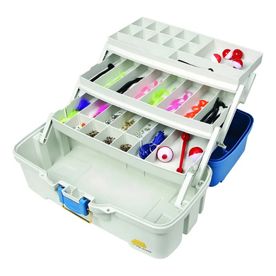 Kit Caja De Pesca 180 Pzas Incluidas Estuche De 3 Bandejas Marca Plano Accesorios Gusanos Ganchos Anzuelos Flotadores | Envío gratis