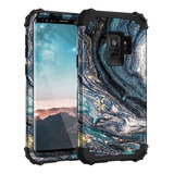 Funda Para Samsung Galaxy S9 (diseno Marmol Azul)