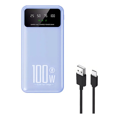 Power Bank Saiviek Kj-k70 20000mah Batería Externa 20w Carga Rapida Para Android,iPhone,cargador Portátil Pila Con Dos Luces Led,banco De Energía Con 4 Salidas Y 2 Entradas(2 Usb-a, V8, Tipo C)azul | MercadoLibre