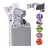 Lupa Con Zoom De Microscopio Celular Con Clip De Luz 60xled 