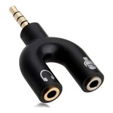 Adaptador Audio Microfono 2 X 1 Auxiliar 3.5mm Para Pc 