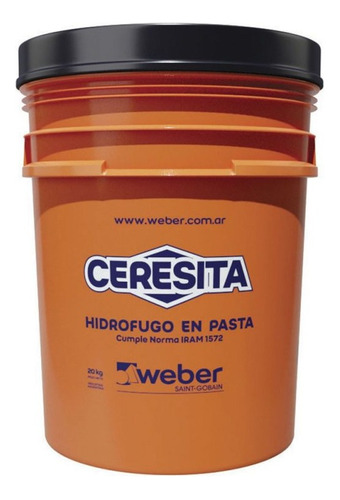 Ceresita Weber Hidrofugo 20k Pasta Pared Exterior Techo Piso