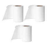 3 Rolos Papel Etiqueta 50x30 P/ Mini Impressora Térmica