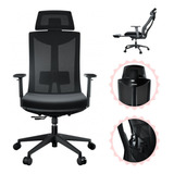 Cadeira Preta Ergonomica Office B7 Pcob7pt Alta Durabilidade