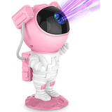 Proyector De Estrellas Astronauta Luz Led De Galaxia (rosa)