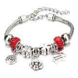 Pulsera Elefante Llave Corazón Suerte Y Abundancia Charms