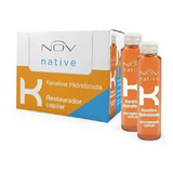 Caja Ampollas Keratina Hidrolizada Nov Nativex 15ml X 15 Uni