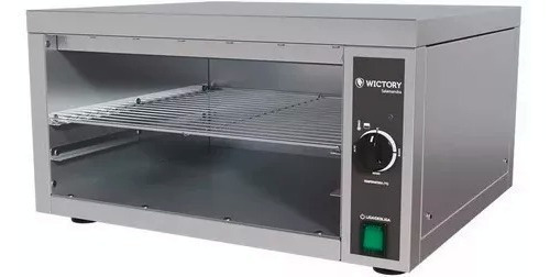 Forno Gratinador Salamandra Elétrico Inox Ws-35 Wictory Novo