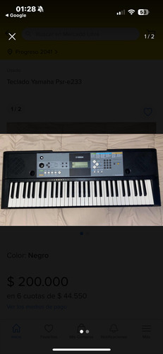 Teclado Yamaha Psr-e233