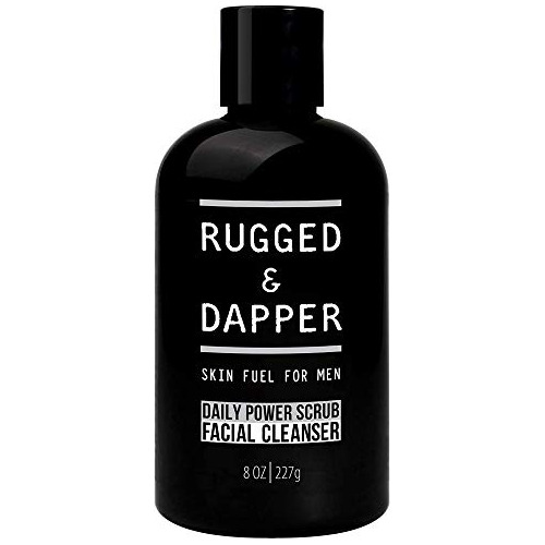 Rugged & Dapper Limpiador Facial Exfoliante Para Hombres