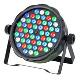 Kit 10 X Canhão Refletor Led Par 64 Rgbw 54 Leds De 3w