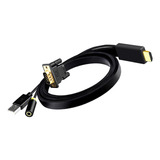 Cable Hdmi A Vga Conector Adaptador Hd M / M Para Proyector