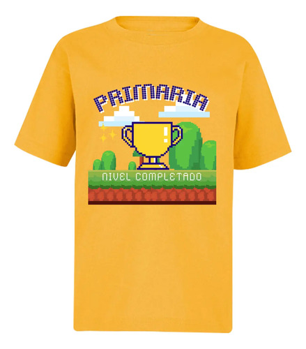 Playera De Graduación Para Niños - Primaria Nivel Completado