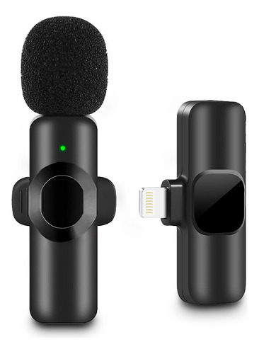 Microfone Celular Sem Fio Duplo Lapela Para iPhone E Android