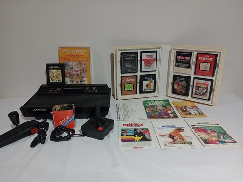Atari 2600 Darth Vader + Organizador Y 8 Juegos Funcionand