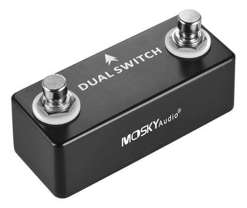 Pedal Footswitch, Carcasa Metálica, Doble Interruptor Doble