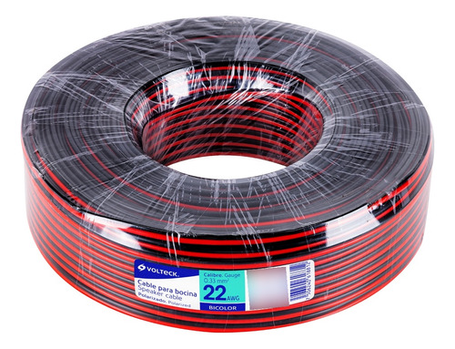 Rollo 100 M Cable Polarizado Bicolor P/bocina 22 Awg 46264