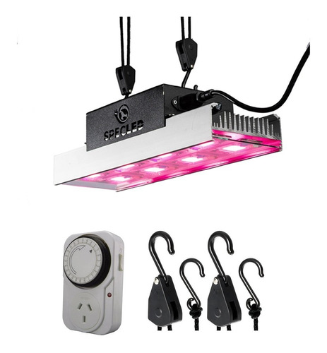 Luz Led Cultivo Indoor Specled 400w + Poleas + Timer