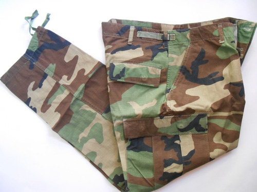 Pantalón Camuflado Militar Us Army Marine Selva Tall Large 3