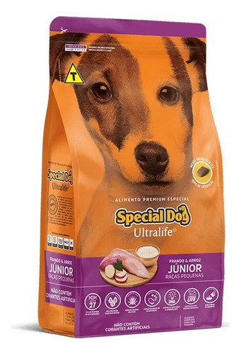 Ração Special Dog Ultralife Pequenas Raças Junior 10kg