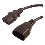 Cable De Poder Para Pc Y Ups Extension 1,8m Conector C13 C14