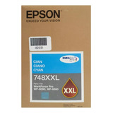 Cartucho Original Epson T748xxl220-al Cian Wf-6090 Wf-6590