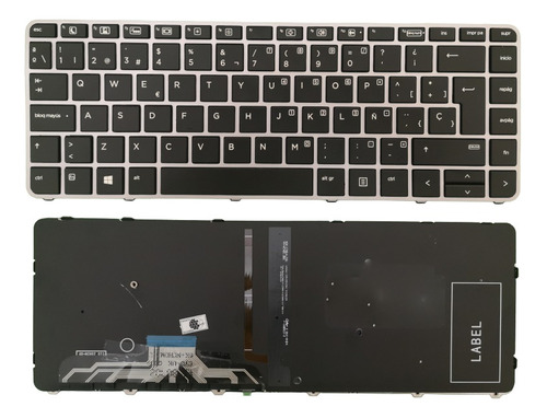 Teclado Hp Elitebook Folio 1040 G3 Español Retroiluminado