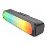 Parlante Altavoz Bluetooth Portatil Usb Micro Sd Luces Led