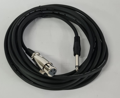 Cable Para Micrófono 10 Mt Xlr /canon Hembra A Plug 6.3