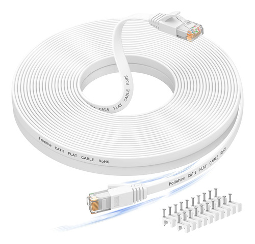 Cable Ethernet De 60 Pies, Cable De Internet Largo Cat 6 Con