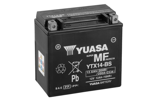 Bateria Yuasa Ytx14-bs Bmw F650 La Cuadra Motos 