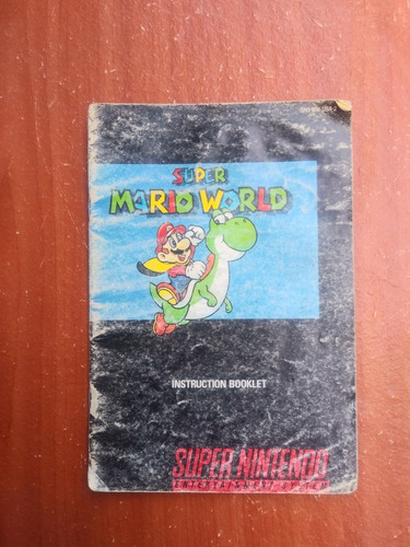 Manual Super Mario World Original Super Nintendo Snes