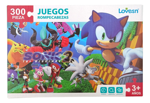 Rompecabezas Sonic 300 Piezas ¡envío Inmediato!