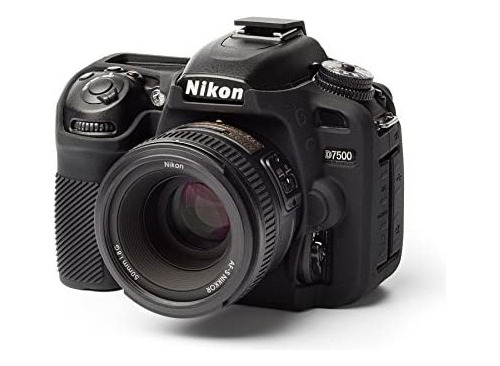 Funda Silicona Para Nikon D7500 Color Negro