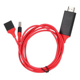 Cable Adaptador Usb Macho Y Hembra A Hdmi Hdtv 1080p Av