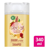 Shampoo Sedal Natural Jengibre Y Ricino X 340 Ml