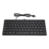 Mini Teclado Delgado Usb Almbrico 78 Teclas Español