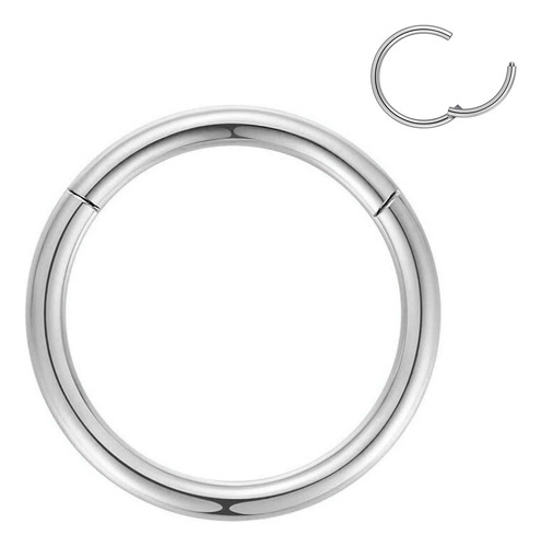 Piercing De Titânio G23 Argola Clicker De Conch, Orelha