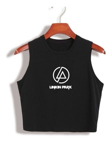 Regata Cropped Linkin Park Rock Musica Blusinha T-shirt