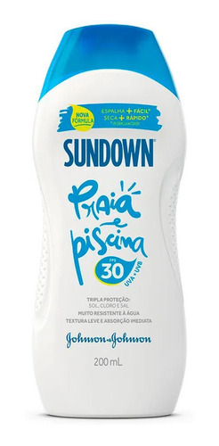 Sundown Protetor Solar Praia E Piscina Fps30 - 200ml