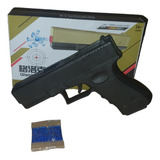 Pistola Hidrogel  G19 Glock  7-8 Mmmás 500 Hidogel