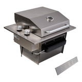 Grill Churrasqueira Cooktop De Embutir Gás Titan + Veneziana