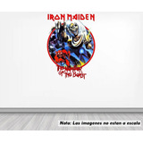 Vinil Sticker Pared 30cm Lado Iron Maiden Modld0076