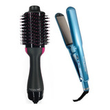 Revlon Cepillo Secador Volumen + Plancha Babyliss 9559