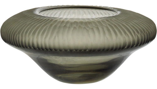 Percy Vaso Decorativo Enfeite Casa 11x23x23cm Vidro Bronze