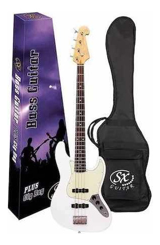 Bajo Eléctrico Sx Sjb 62 Jazz Bass Vintage Series Blanco