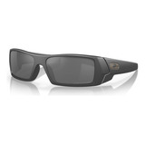 Oakley Gascan Cobalt Cerakote / Black Iridium Polarized S I Lente Negro Varilla Gris Oscuro Armazón Gris Oscuro